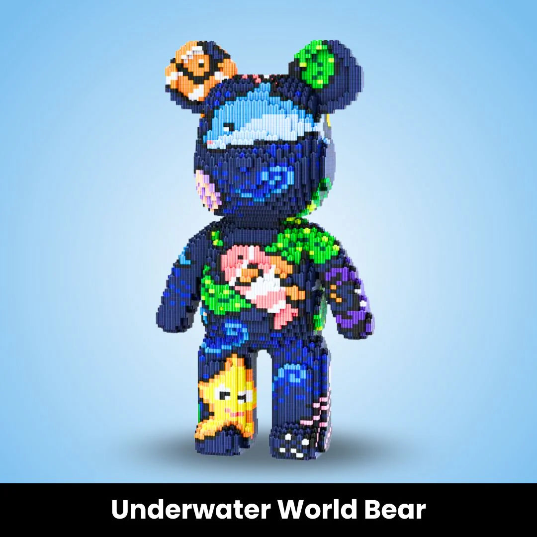 WIN Giant Buildable Brick Bear