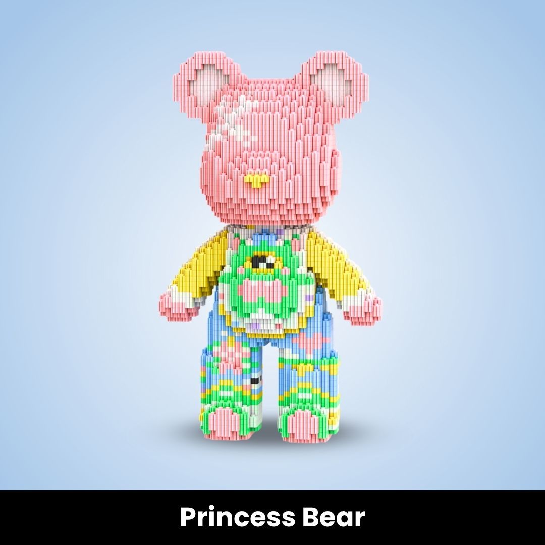 Wonderminiworld™ Mini Buildable Brick Bear | 3000+ pcs