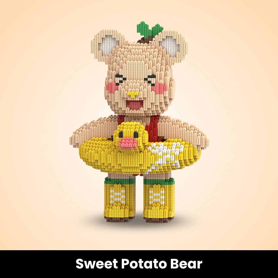 Wonderminiworld™ Mini Buildable Brick Bear | 3000+ pcs