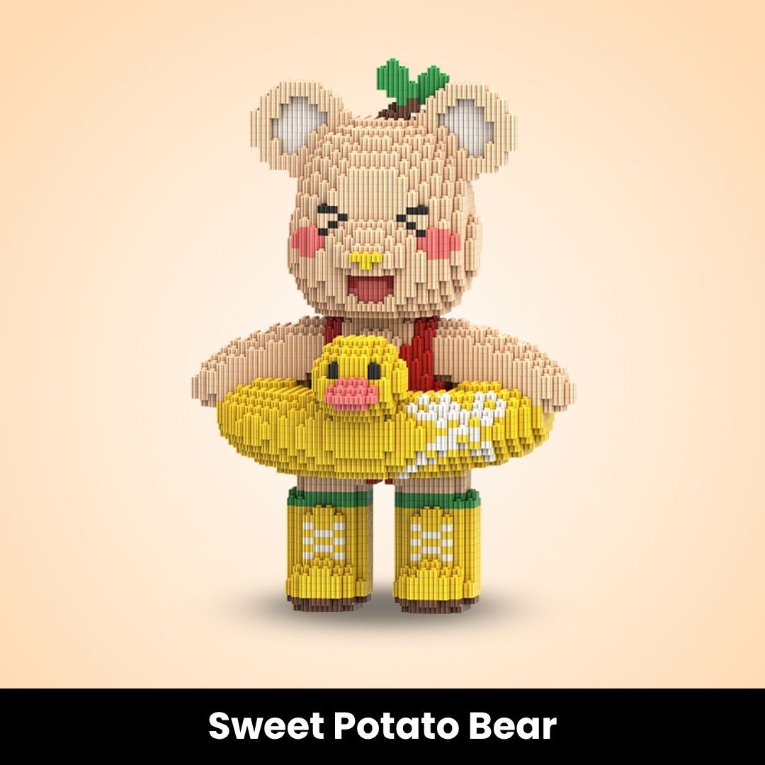 Wonderminiworld™ Mini Buildable Brick Bear | 3000+ pcs