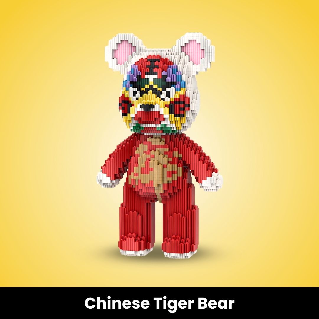 Wonderminiworld™ Mini Buildable Brick Bear | 3000+ pcs