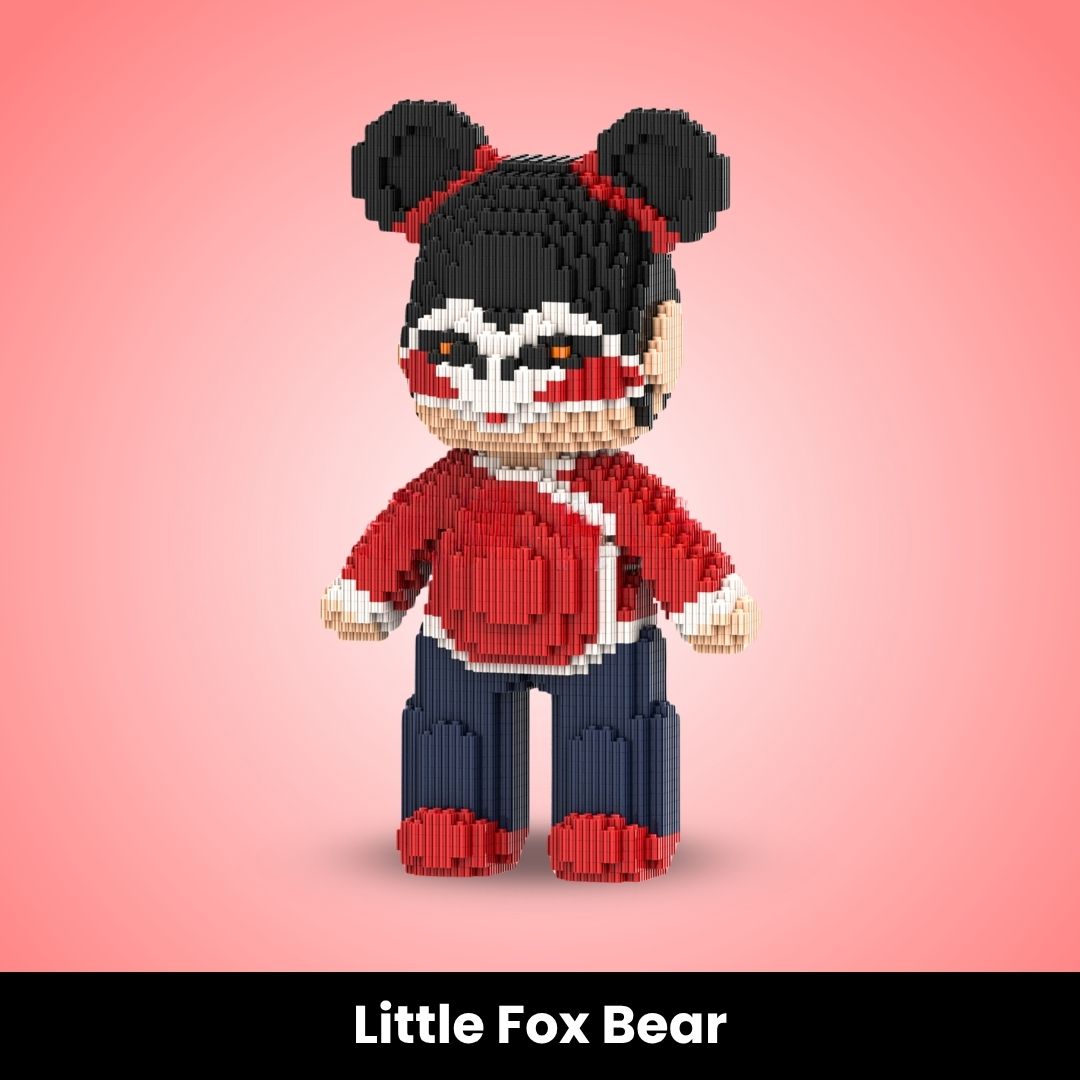 Wonderminiworld™ Mini Buildable Brick Bear | 3000+ pcs