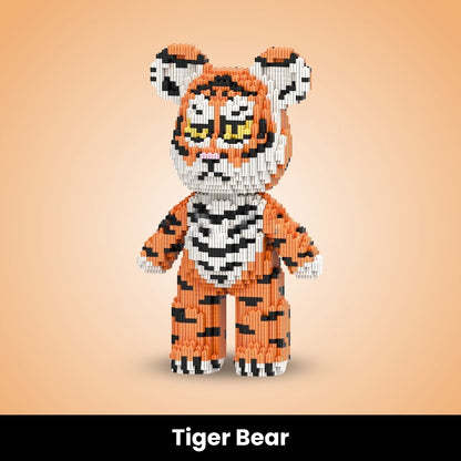 Wonderminiworld™ Mini Buildable Brick Bear | 3000+ pcs