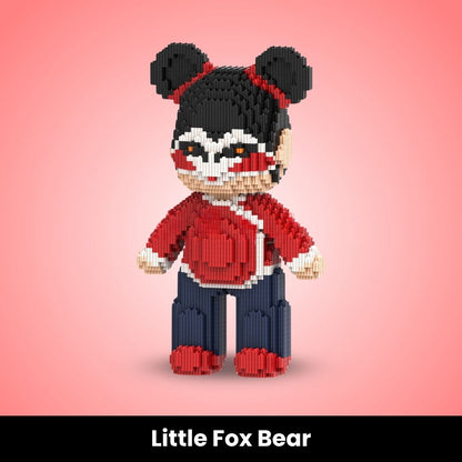 Wonderminiworld™ Mini Buildable Brick Bear | 3000+ pcs