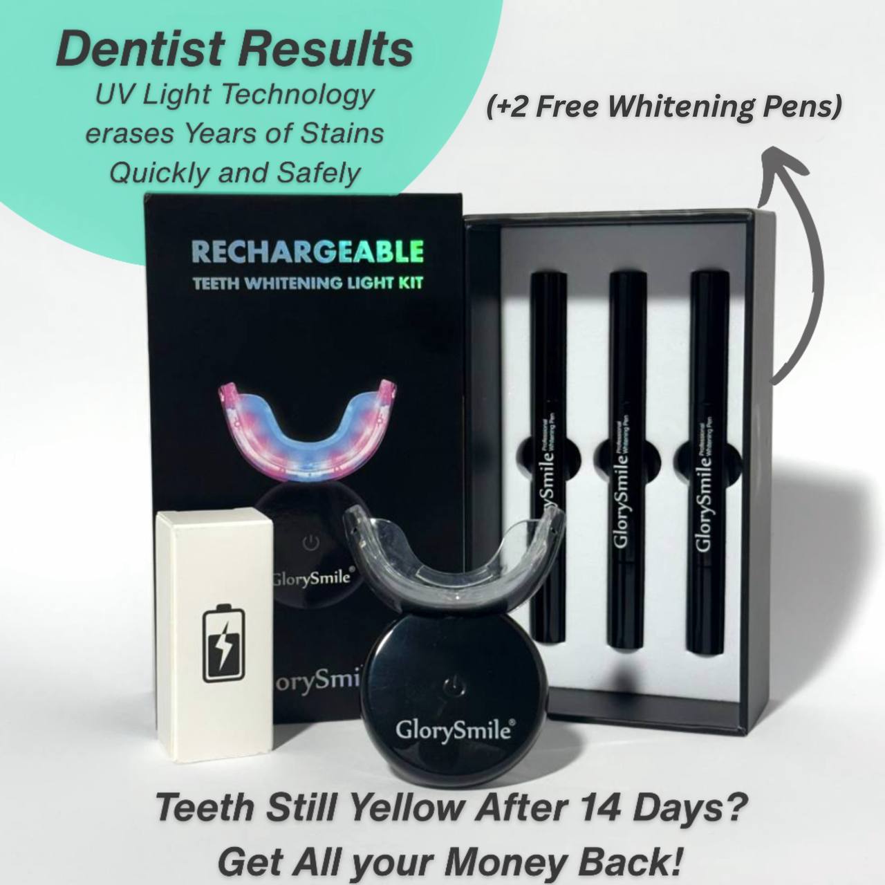 GlorySmile™ Super Sparkle Booster Teeth Whitening Kit