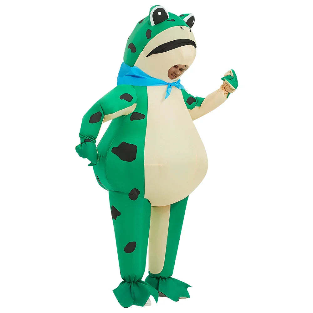 Inflatable Frog Halloween Costume - Funny Oversized