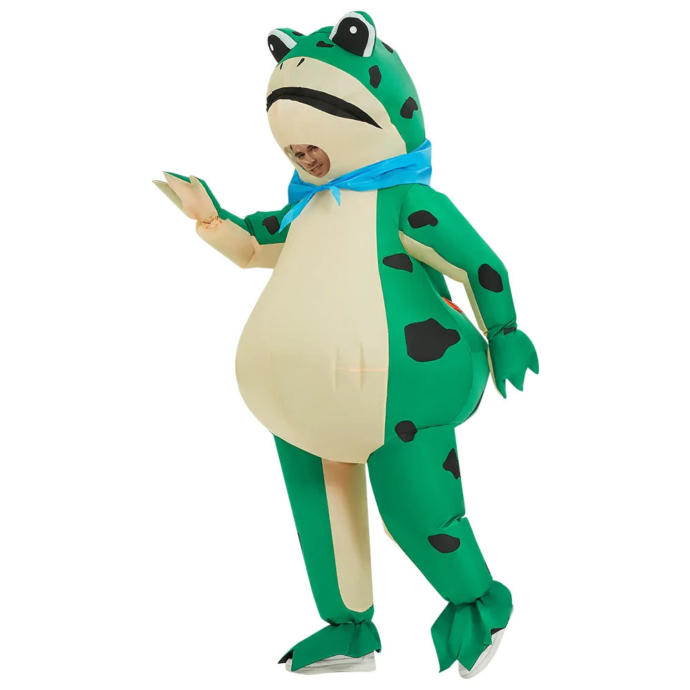 Inflatable Frog Halloween Costume - Funny Oversized