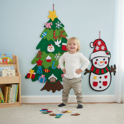 Felt Christmas Tree for Toddlers