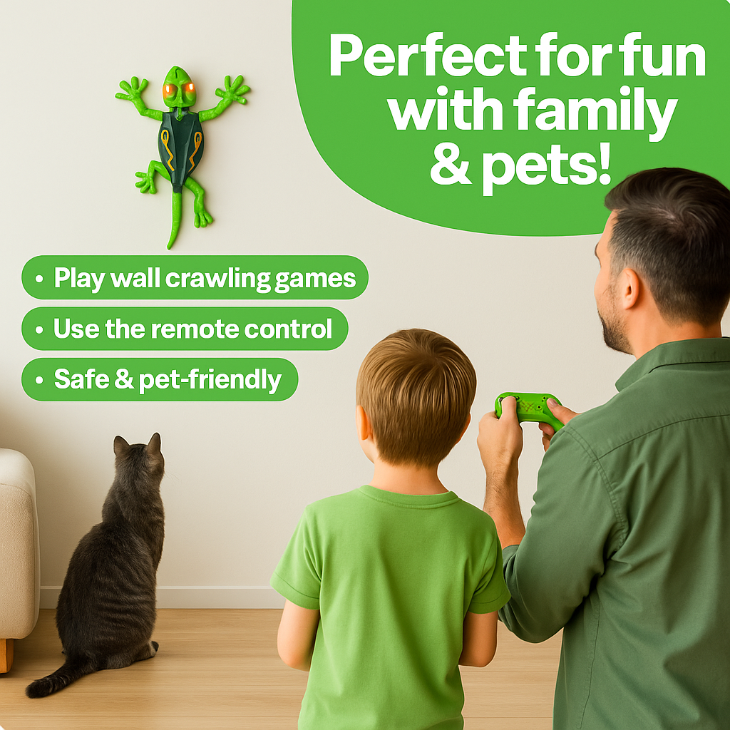 Wall Climbing Lizard Toy