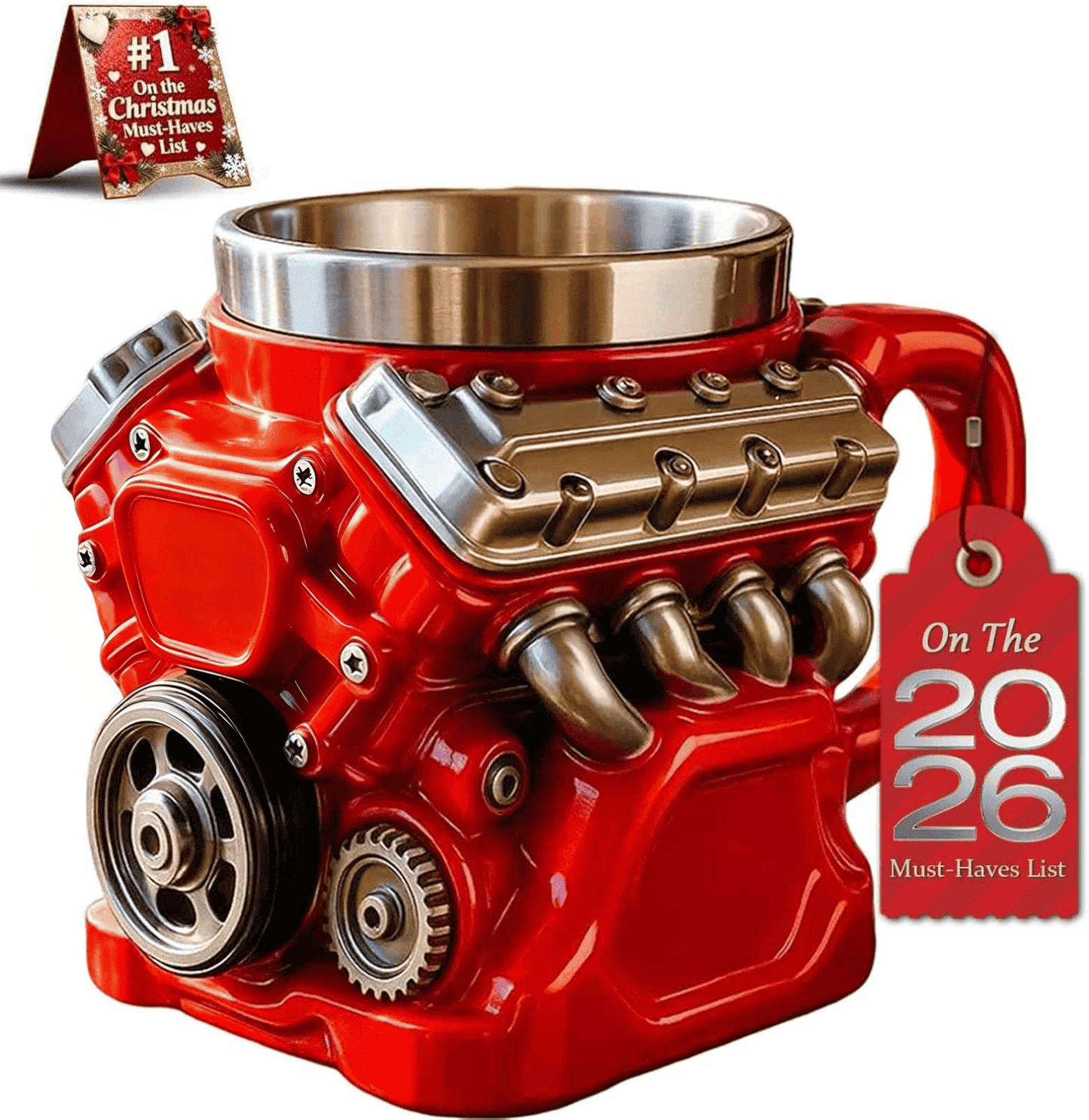 Ultimate V8 Engine Mug – Best Gift for Mechanics & Car Lovers