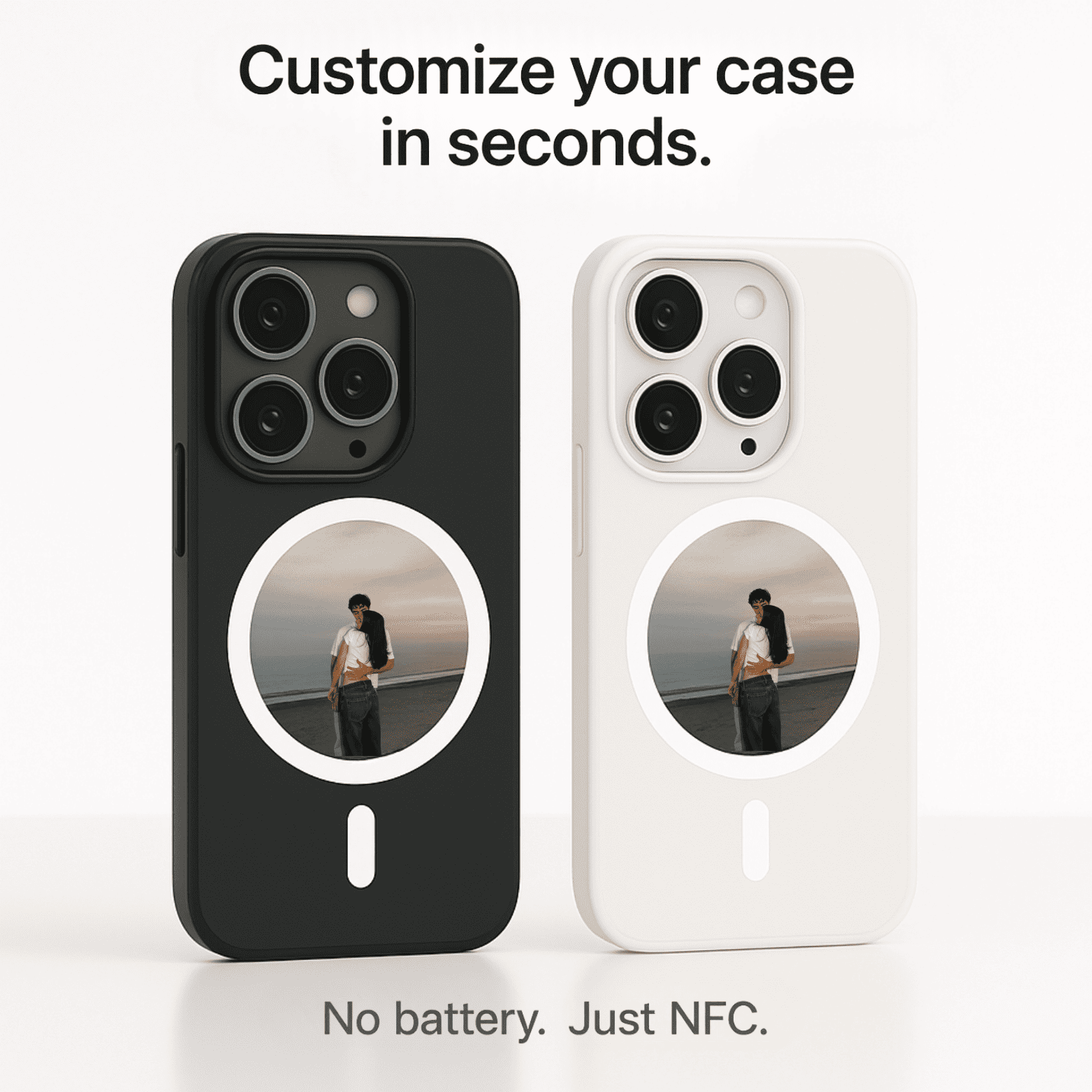 Smart NFC E-Ink Phone Case 