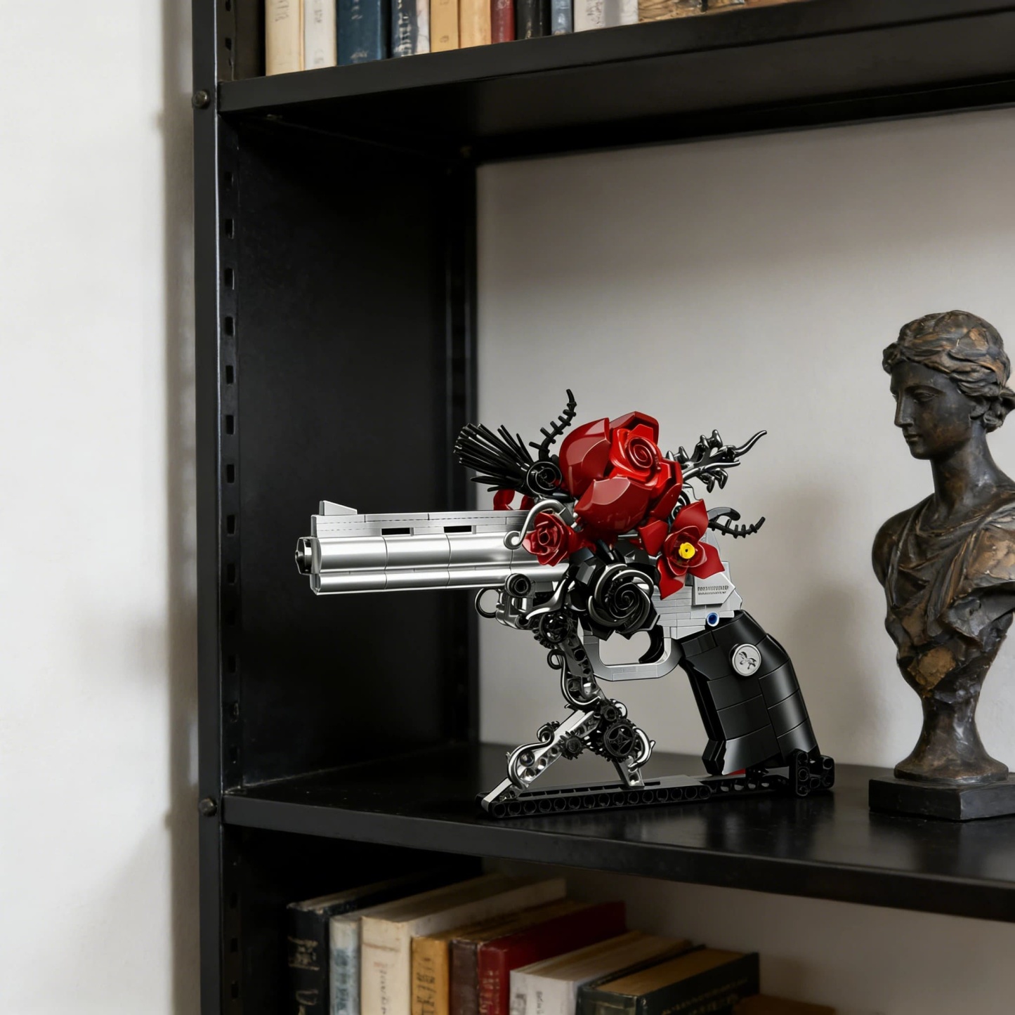 Guns & Petals Decorative Revolver Building Blocks