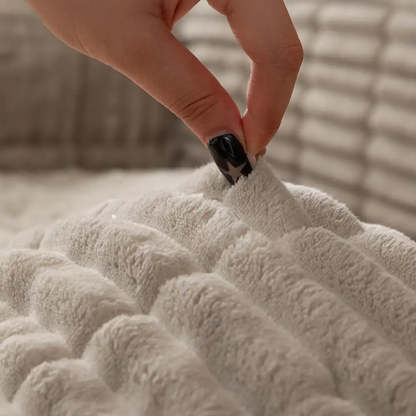 One-Piece Cozy Flannel Sofa Protection Non-Slip Couch Cover