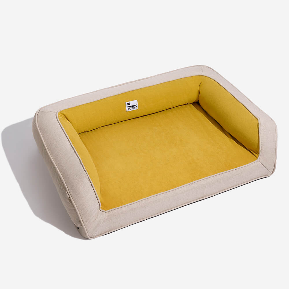 Ultimate Lounger Full Support Comfortable Orthopedic Dog Sofa Bed-wonderminiworld