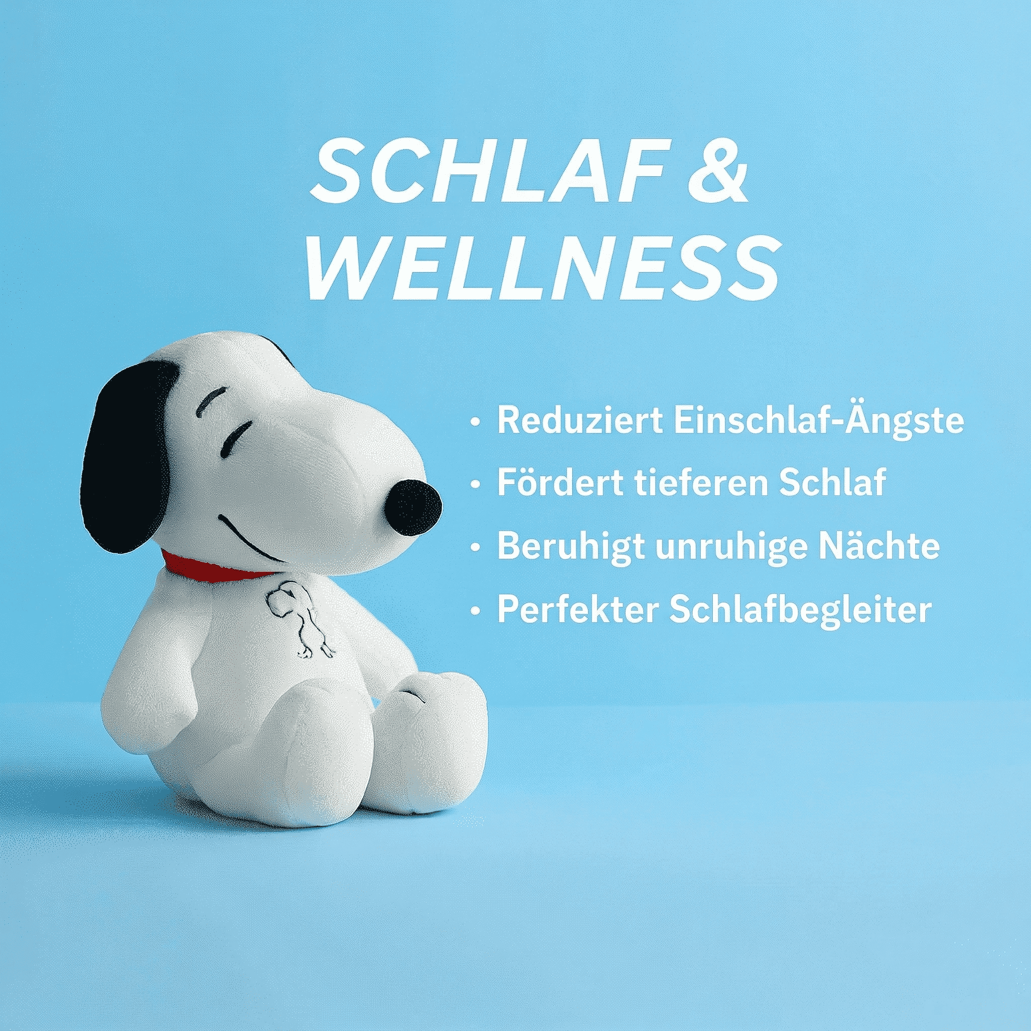 Breathing Snoopy Plush | Anxiety Relief Sleep Companion