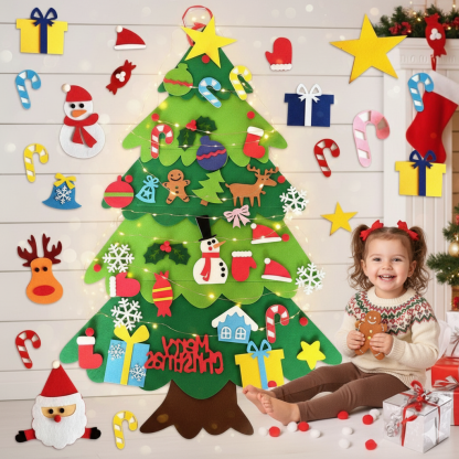 Felt Christmas Tree for Toddlers