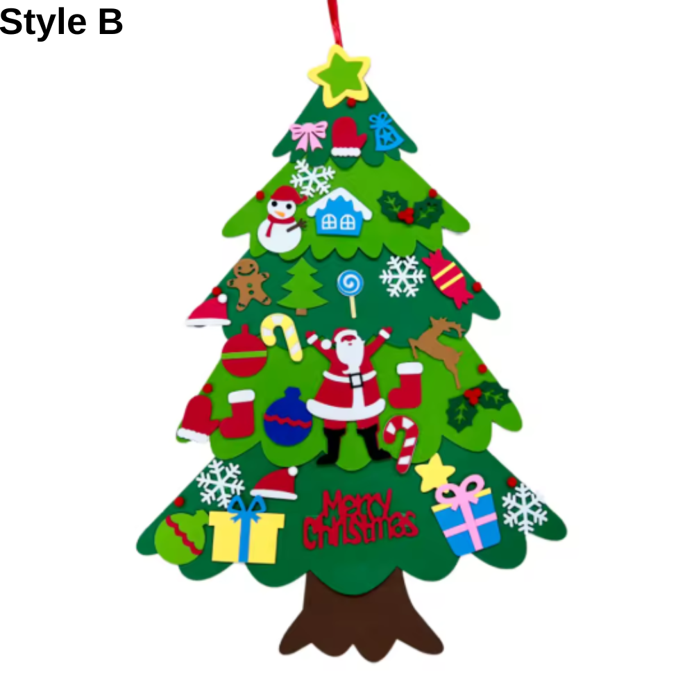 Felt Christmas Tree for Toddlers