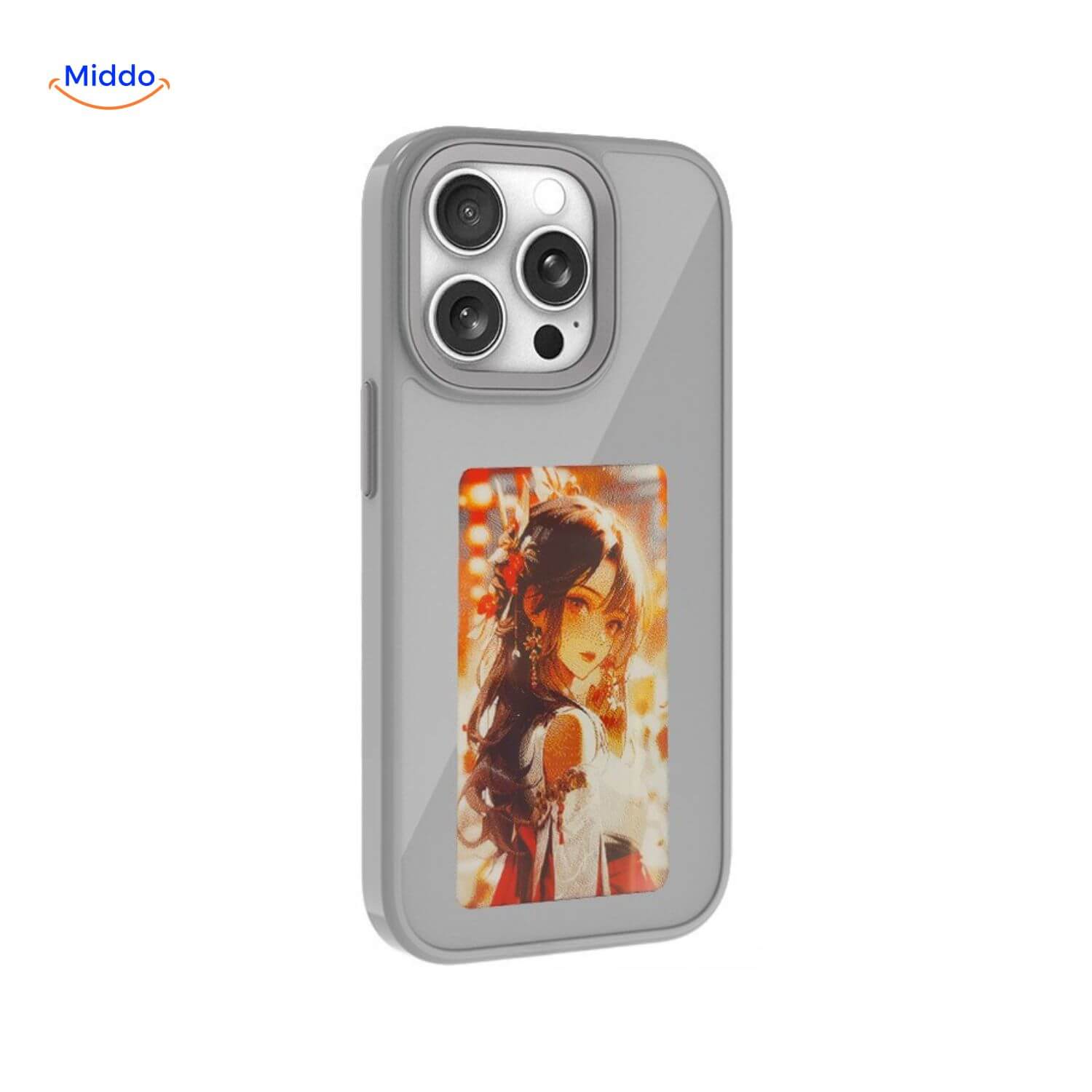 E-Ink NFC iPhone Case | Dagelijks Wisselend Design met Één Tik – Voor iPhone 13 t/m 16-北京欧布科技有限公司