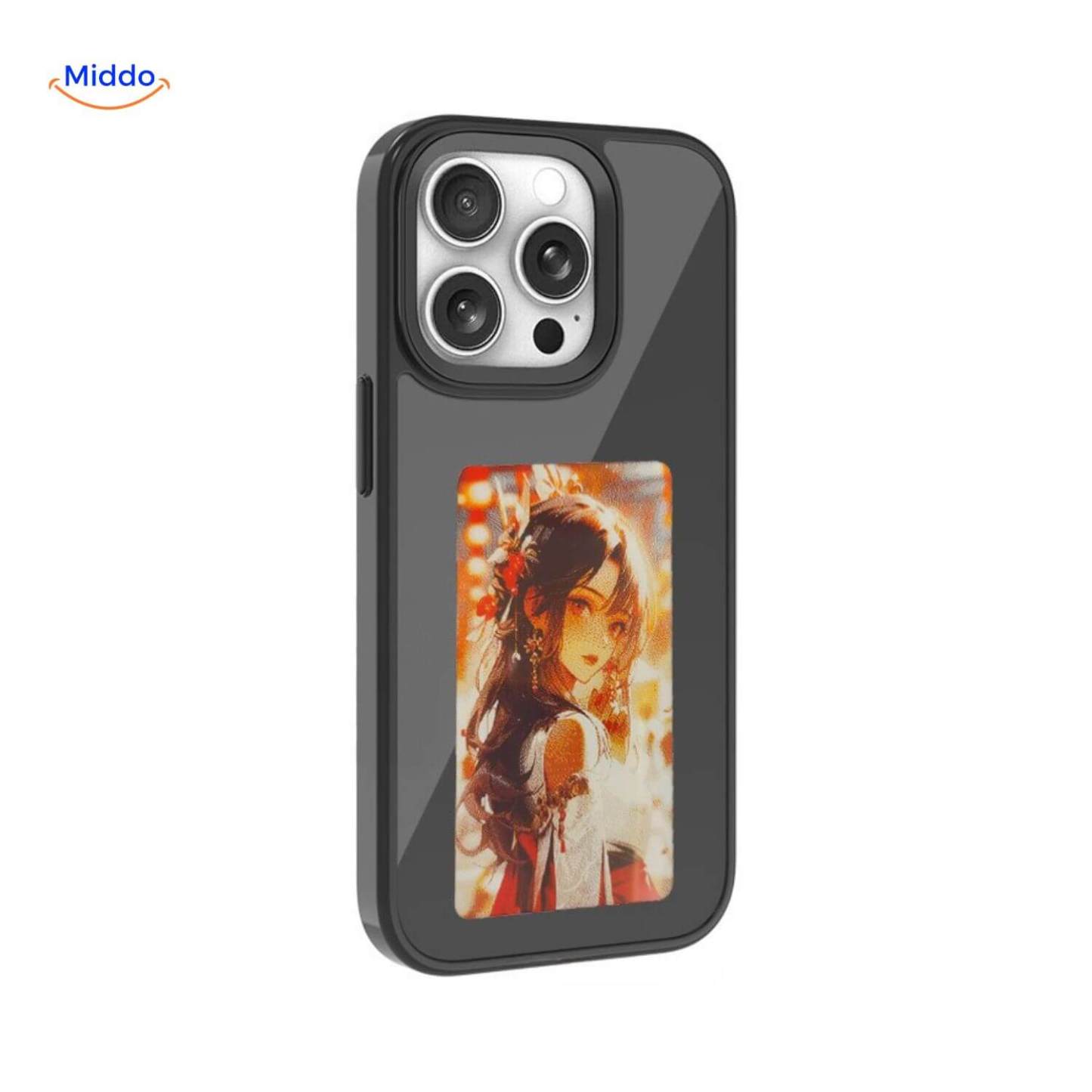 E-Ink NFC iPhone Case | Dagelijks Wisselend Design met Één Tik – Voor iPhone 13 t/m 16-北京欧布科技有限公司