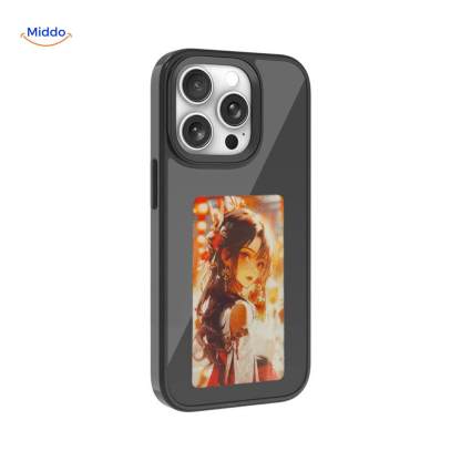 E-Ink NFC iPhone Case | Dagelijks Wisselend Design met Één Tik – Voor iPhone 13 t/m 16-北京欧布科技有限公司