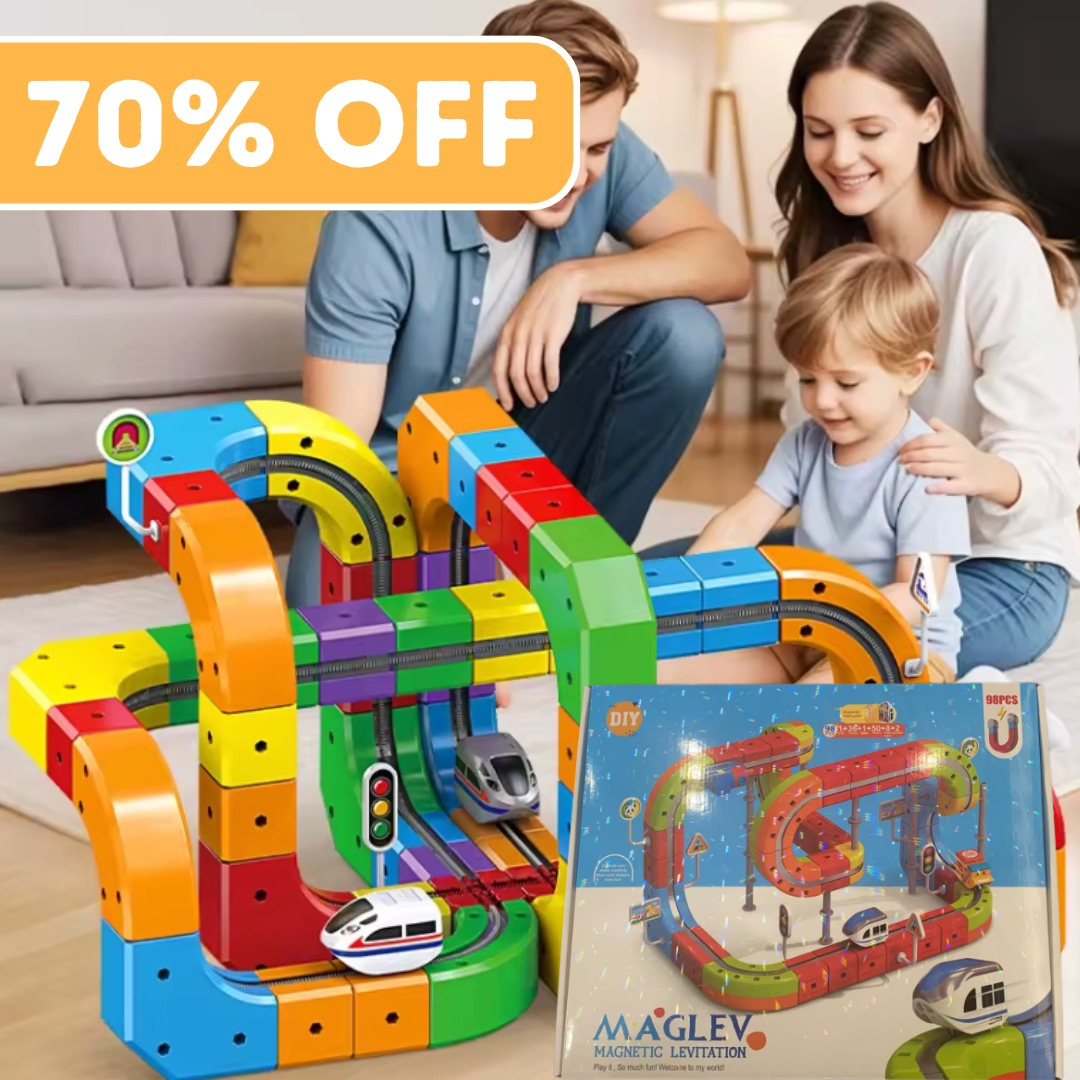 MagTrack Pro - Magnetic Electric Railway Builder (Limited Edition)