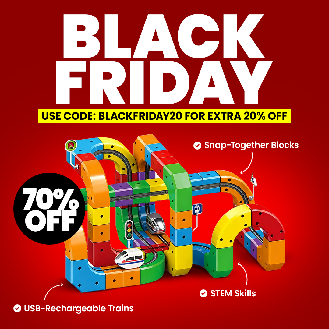 MagTrack Pro - Magnetic Electric Railway Builder (Limited Edition)