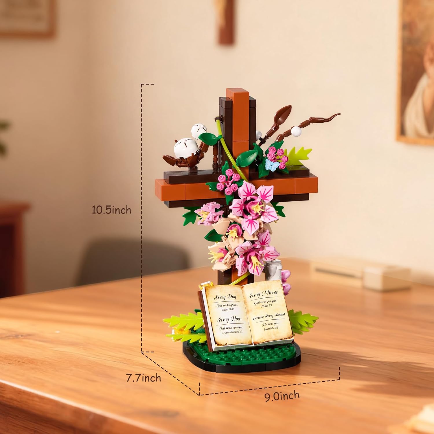 Jesus Cross Flower Building Set – 568 PCS 