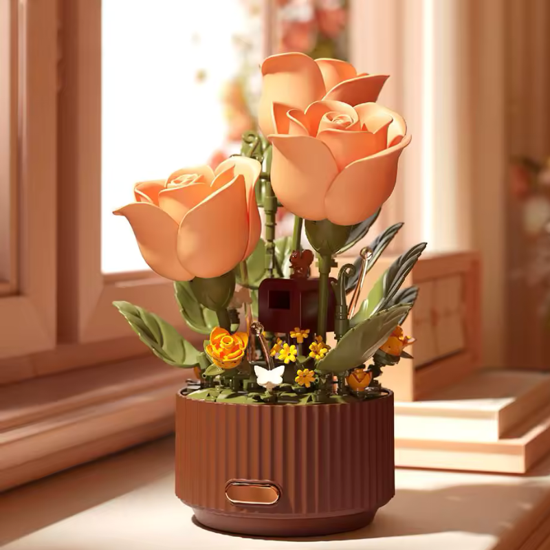 Enchanted Garden DIY Miniature House Kit - 3D Wooden Puzzle with LED Light 