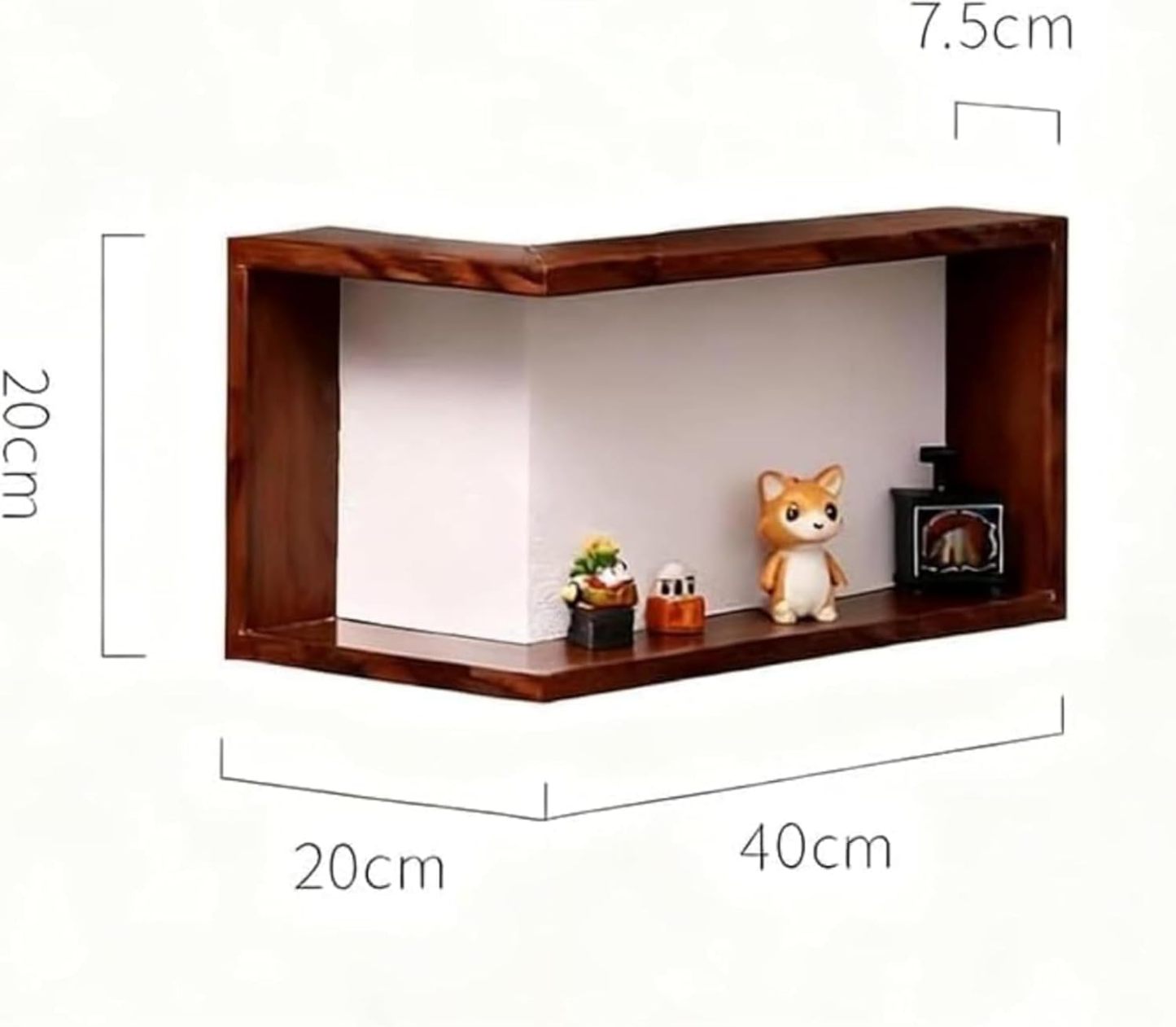 Illuminated Floating Corner Shelves for Collectibles (Smart LED Edition)-北京欧布科技有限公司