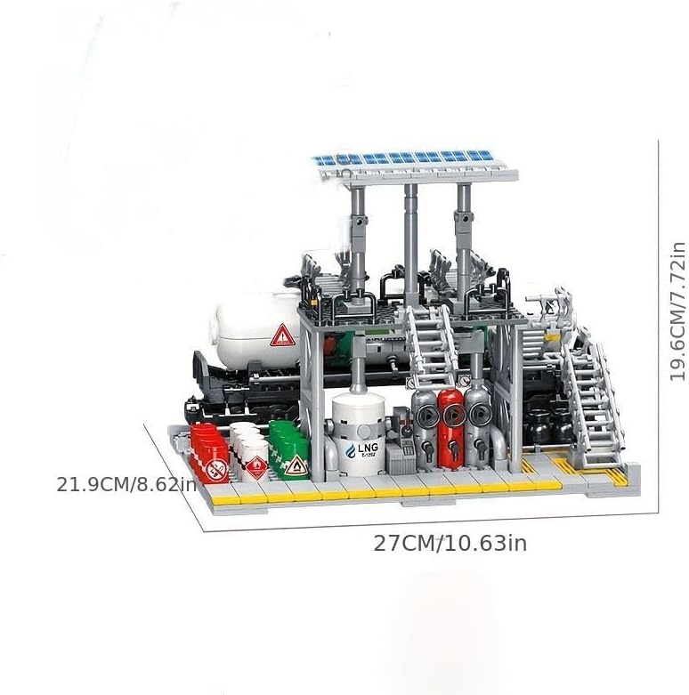 Chemistry Lab Building Block Set | 717-Piece Model