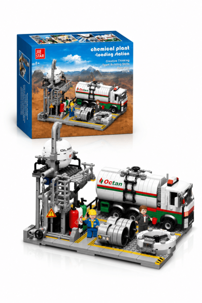 Chemical Loading Station Building Set | 719-Piece City MOC
