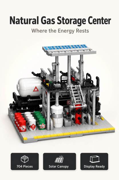 Natural Gas Storage Center Building Set