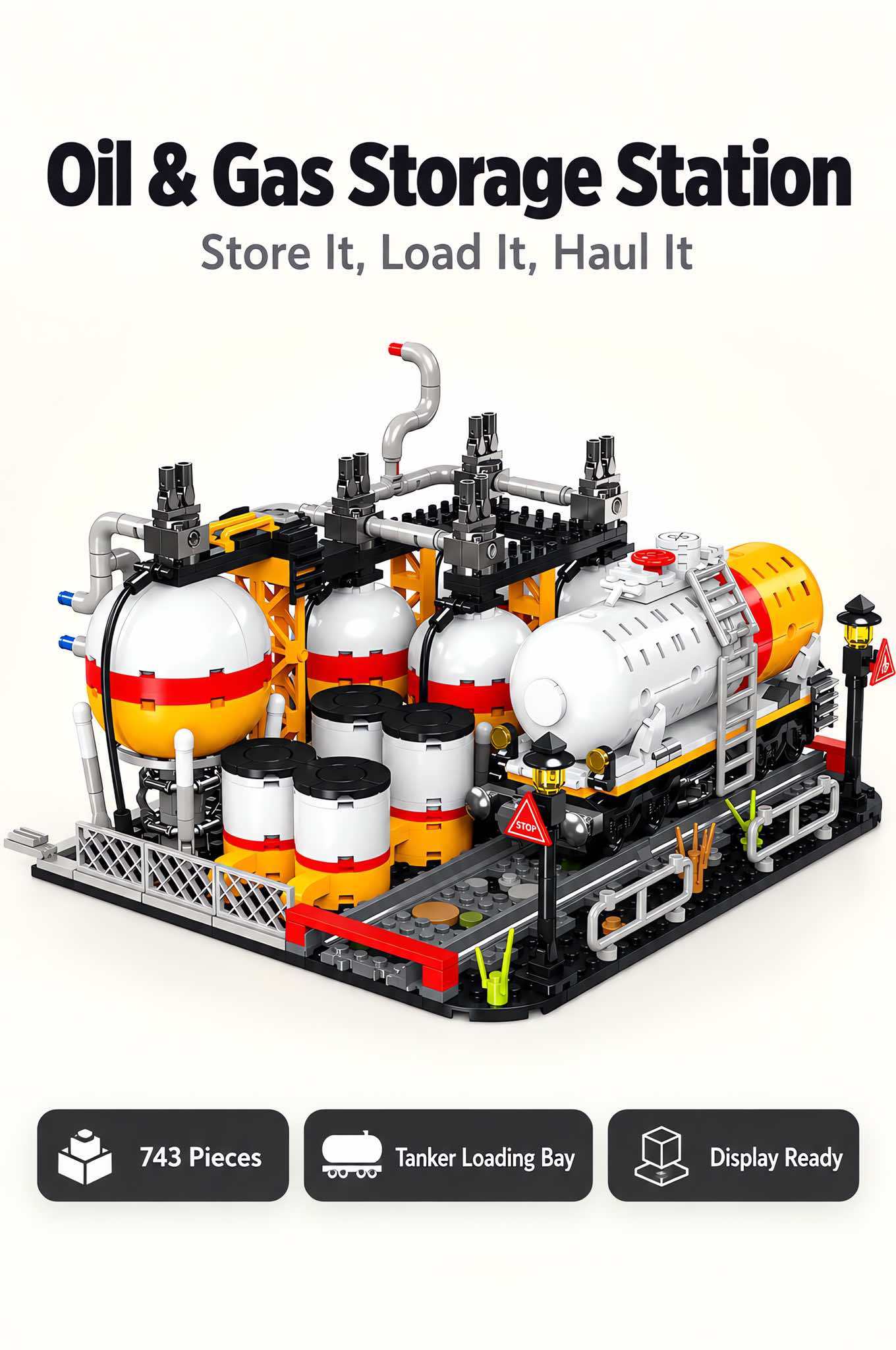 Oil & Gas Storage Station Building Set
