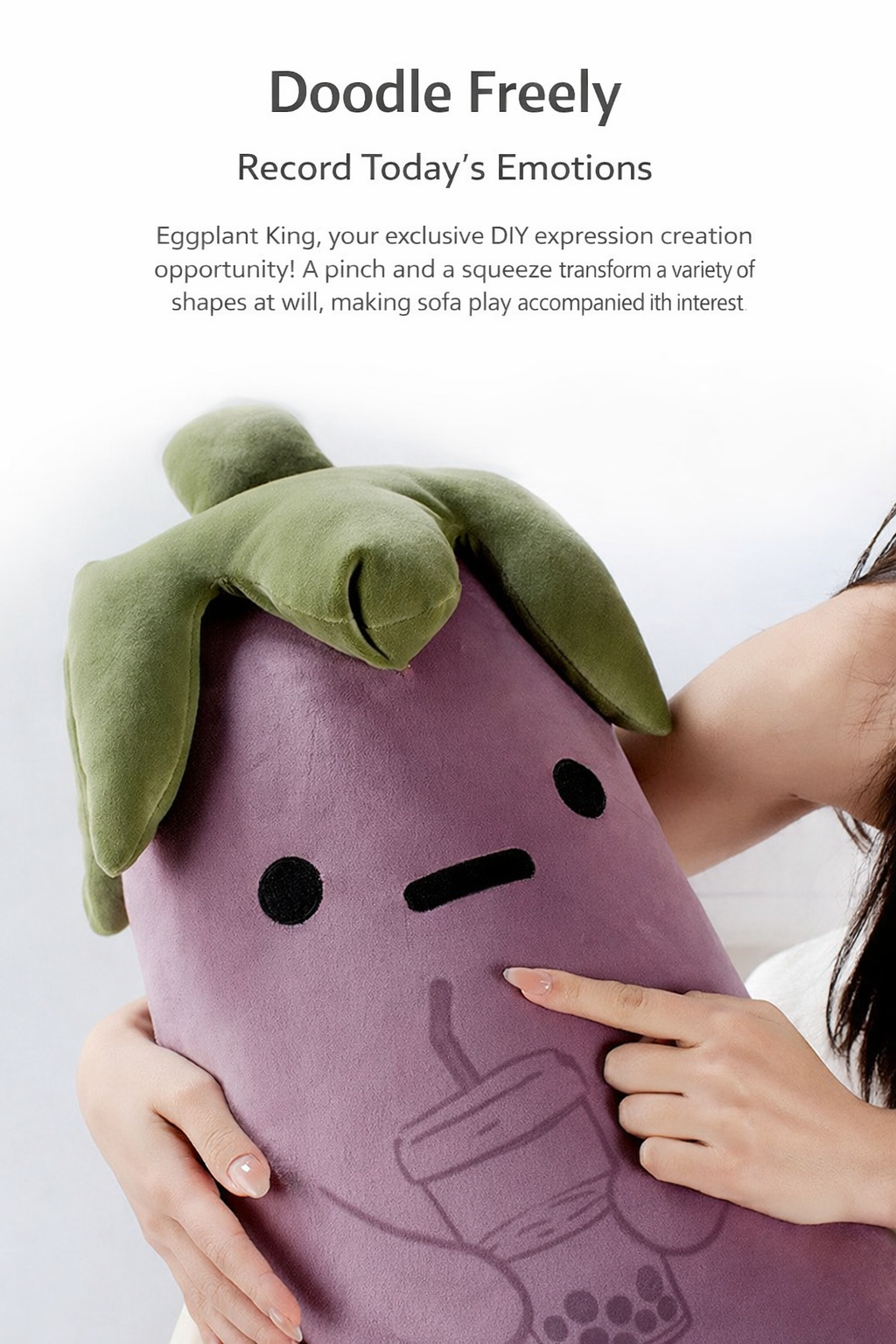 Sleep Soothing Patting Plush Pillow – Comforting & Huggable-wonderminiworld