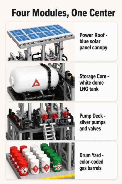 Natural Gas Storage Center Building Set