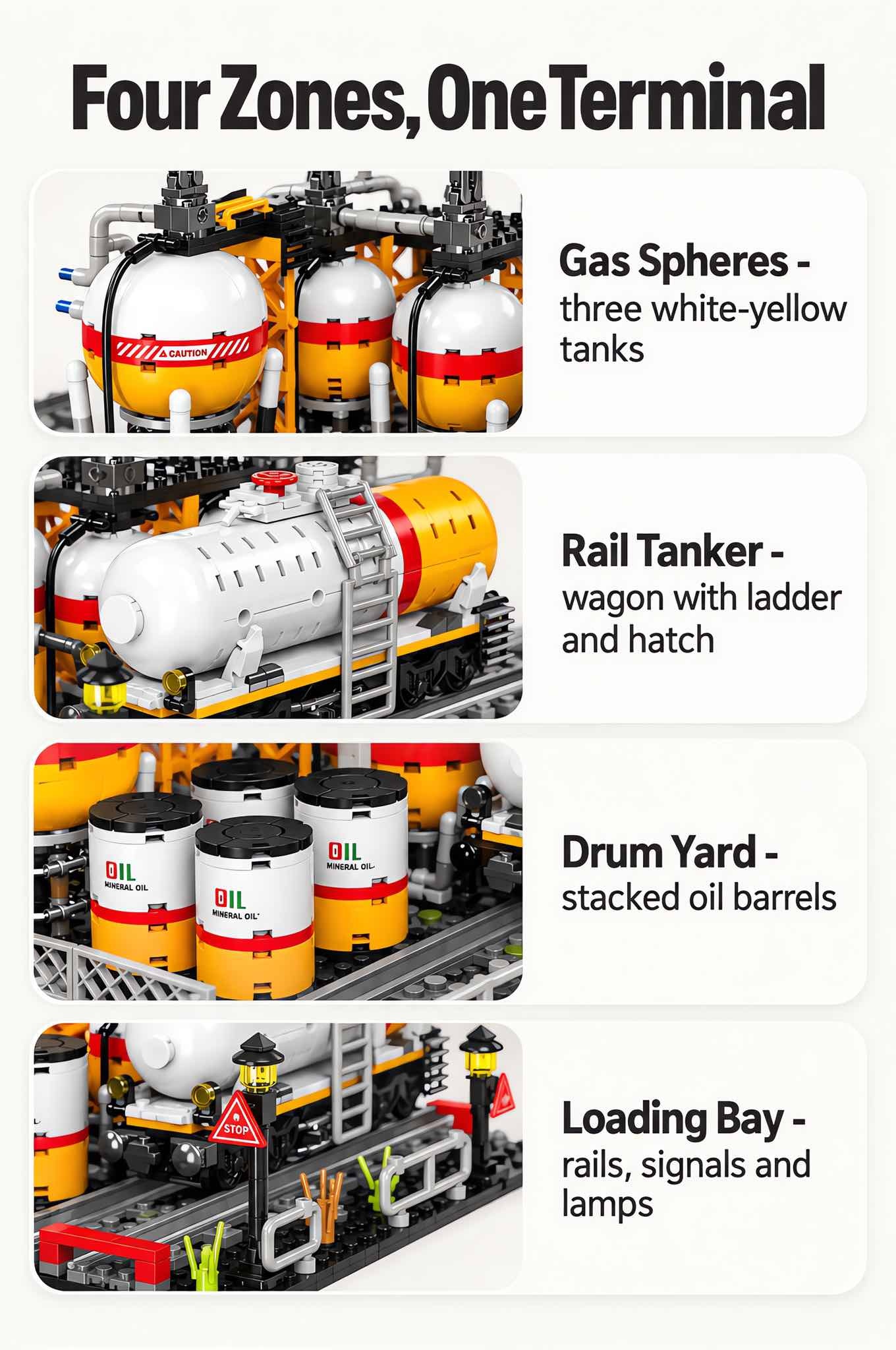 Oil & Gas Storage Station Building Set
