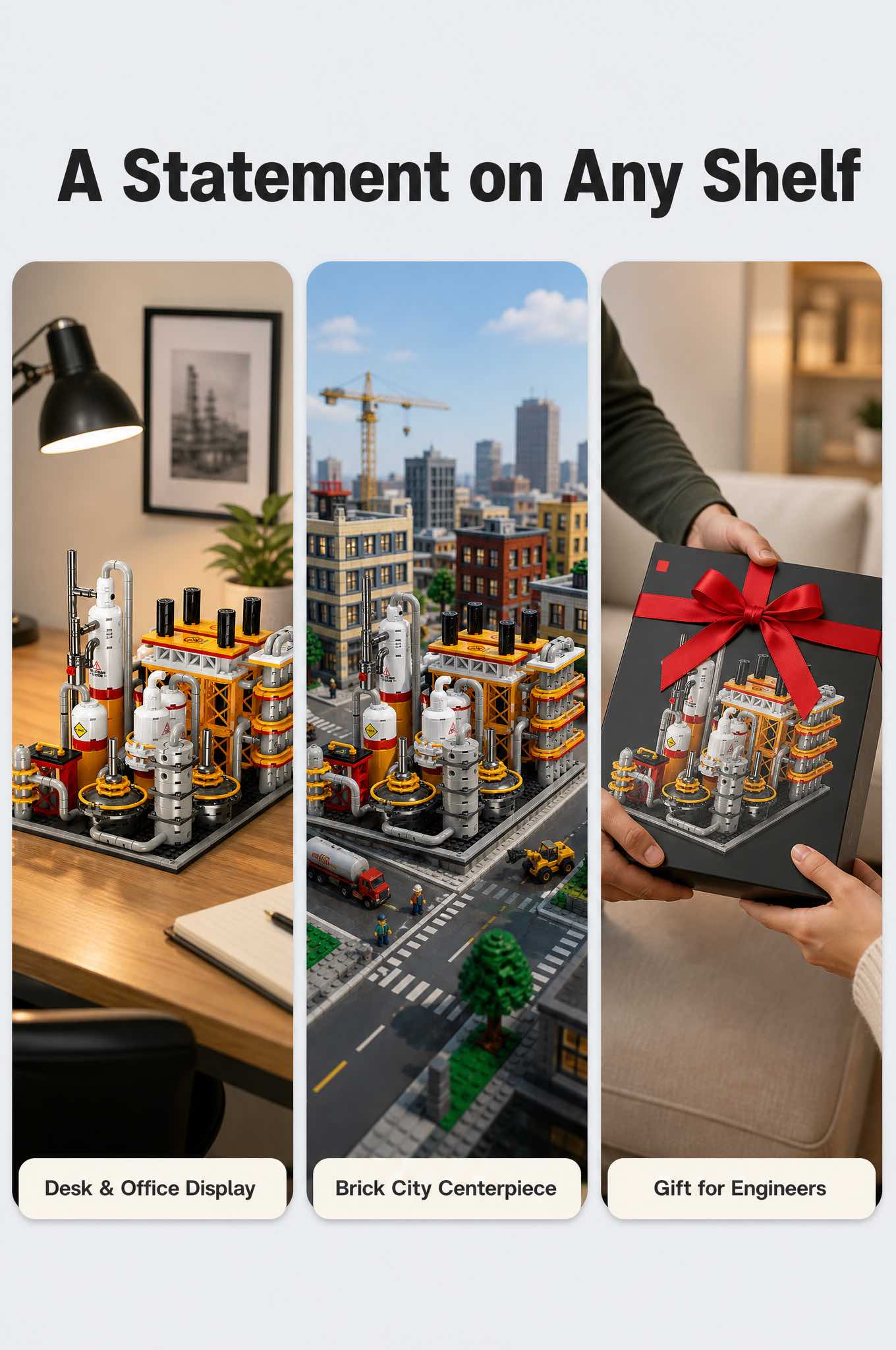Oil Refinery Building Block Set