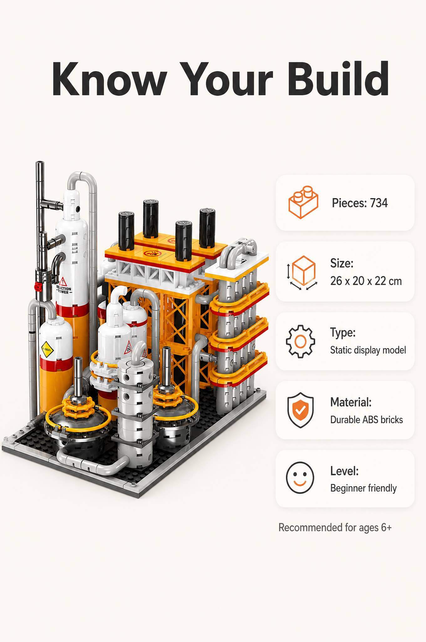 Oil Refinery Building Block Set