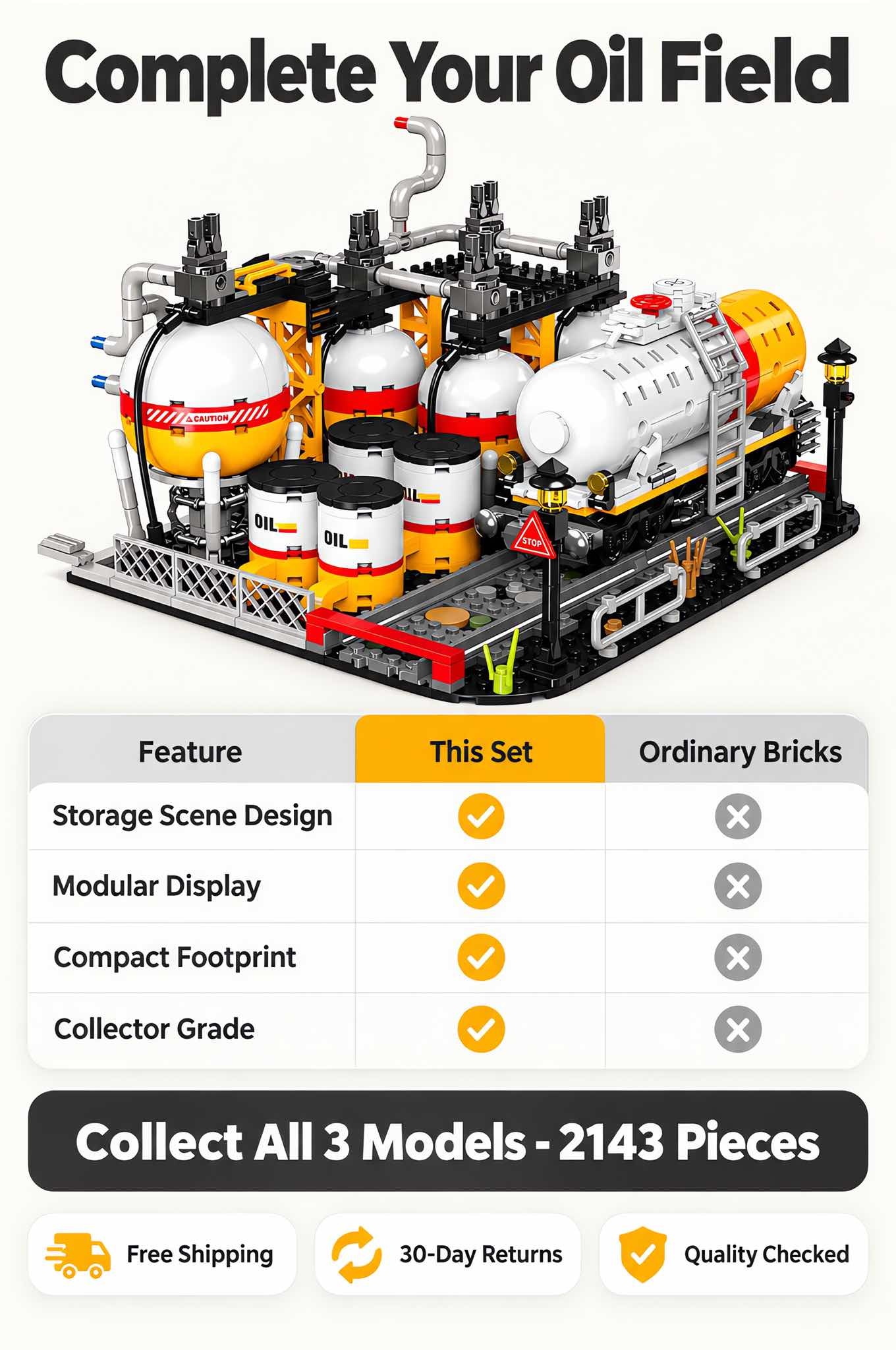 Oil & Gas Storage Station Building Set