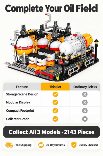 Oil & Gas Storage Station Building Set