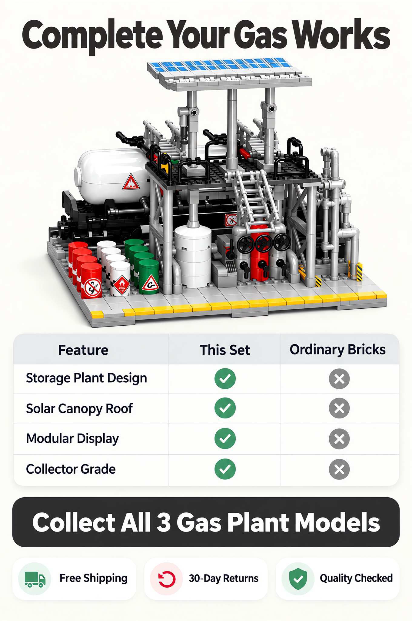 Natural Gas Storage Center Building Set