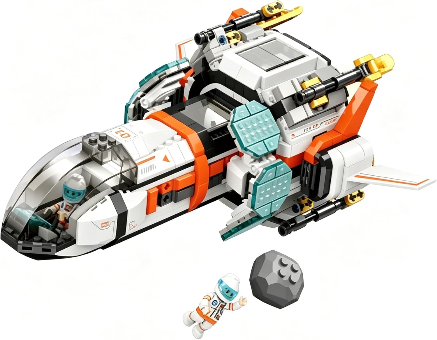 Modular Spaceship Building Set – 944-Piece Space Exploration Toy