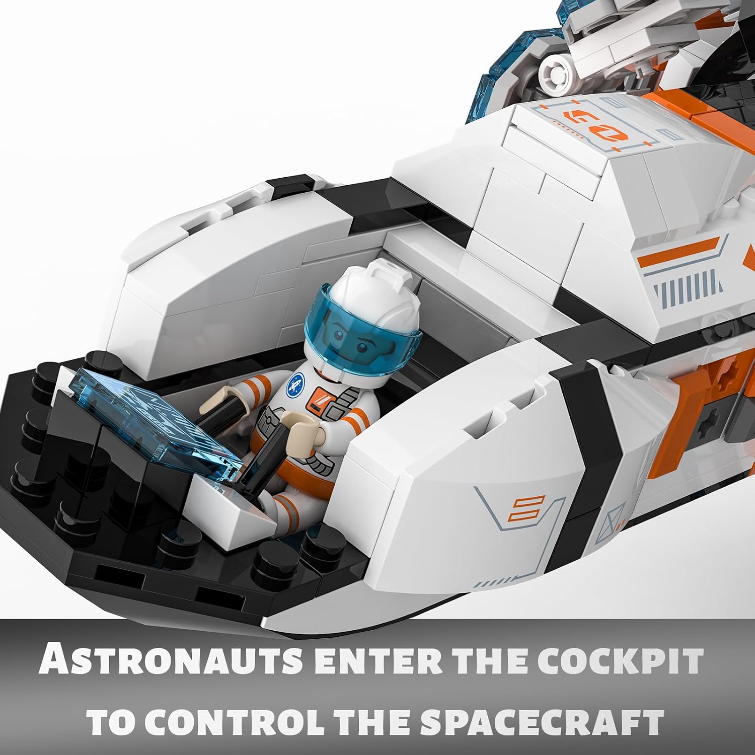 Modular Spaceship Building Set – 944-Piece Space Exploration Toy
