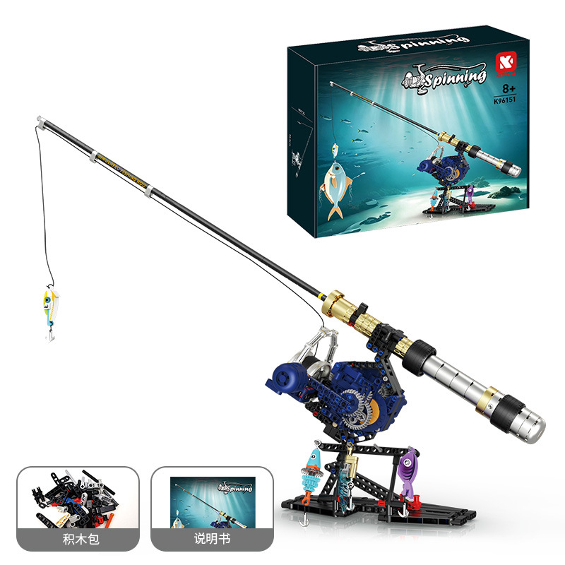 Water Drop Reel Fishing Rod Building Set