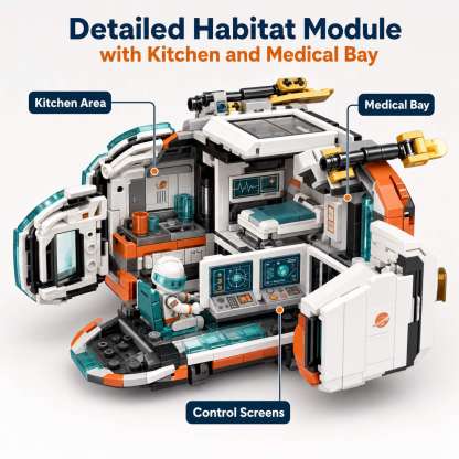 Modular Spaceship Building Set