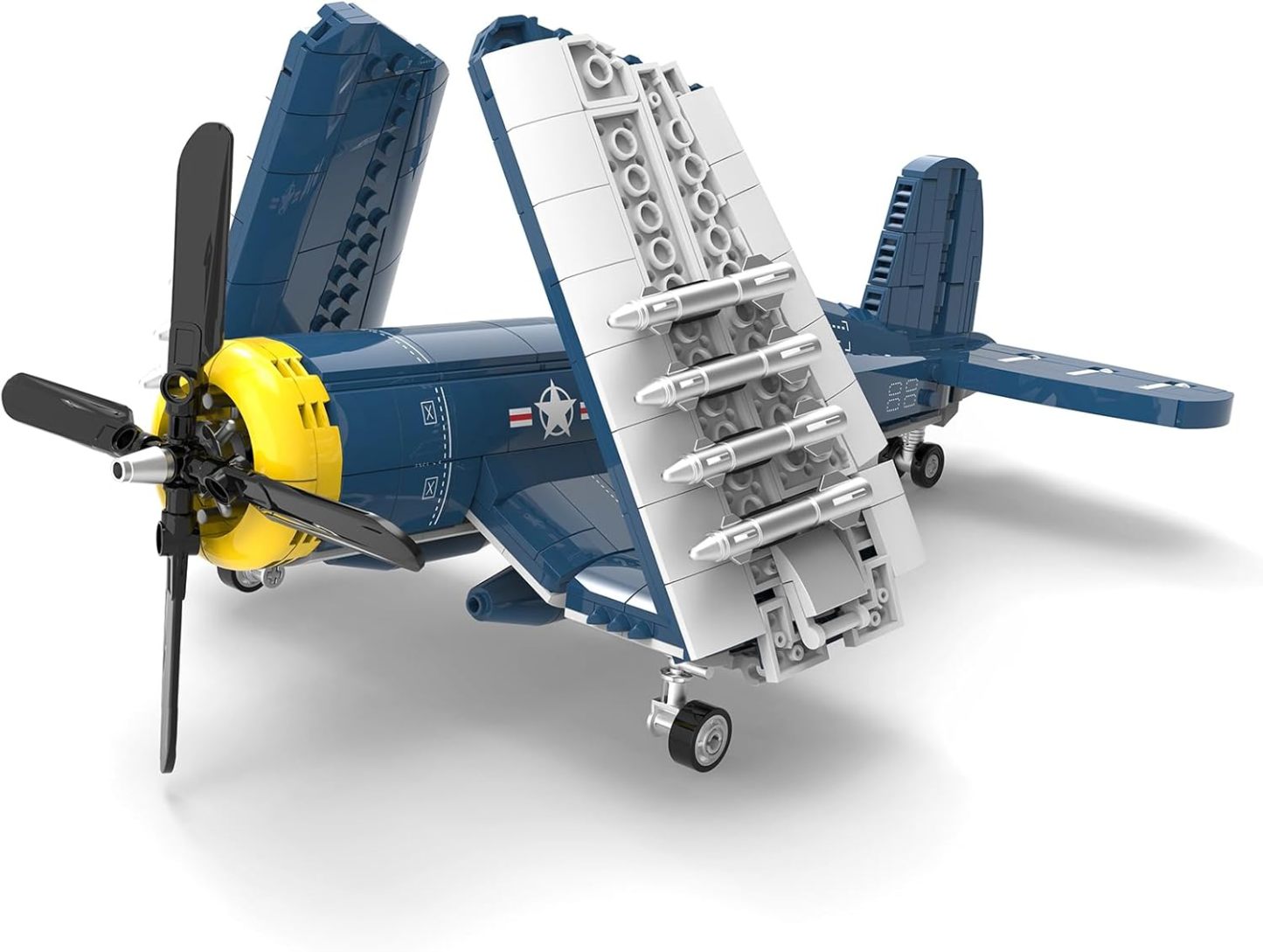 F4U Corsair Building Block Set | WW2 Warbird Model Kit