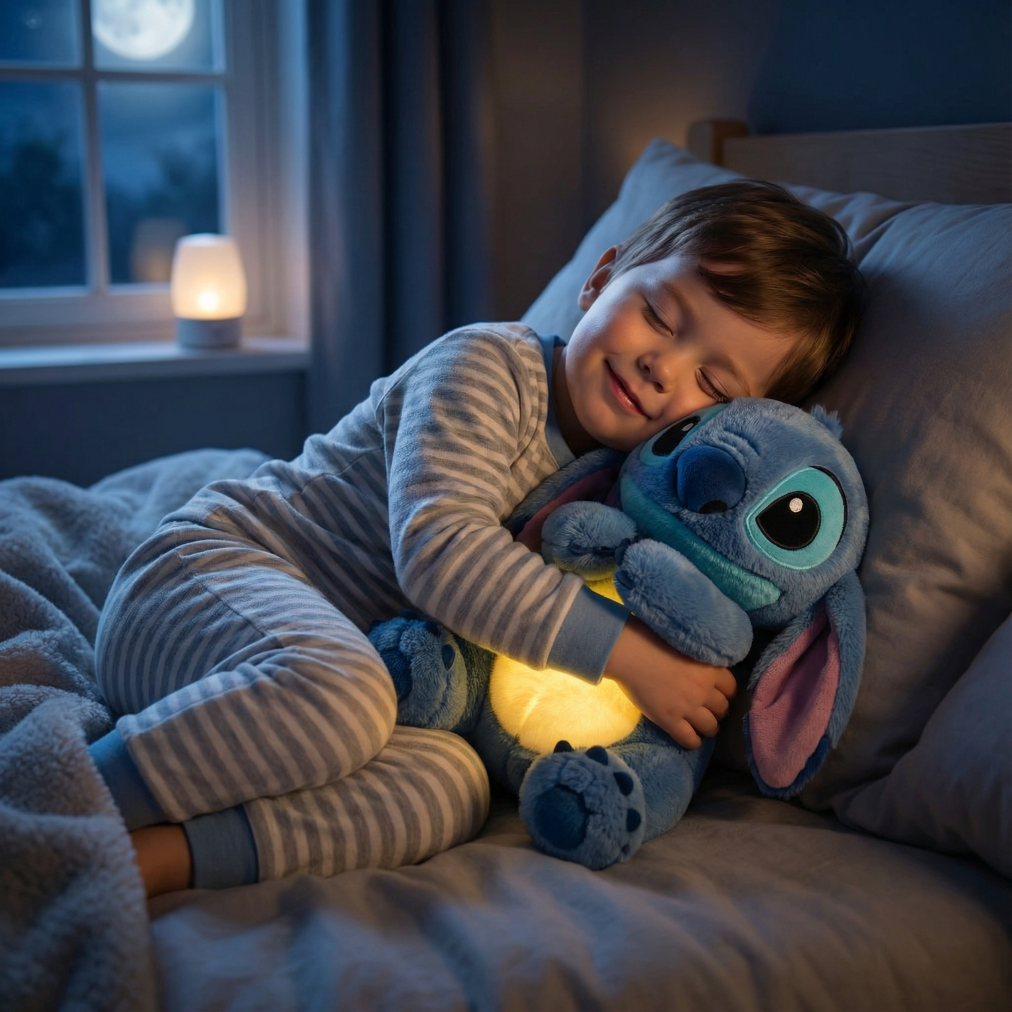 Stitch Breathing Plush Toy - Anxiety Relief & Sleep Aid for Kids-北京欧布科技有限公司