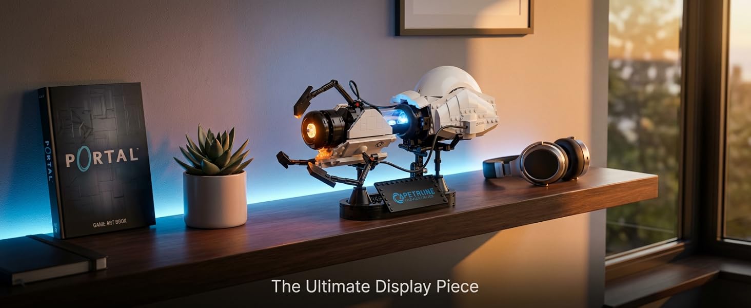 667-piece sci-fi gun building set with detailed ABS brick construction and display stand