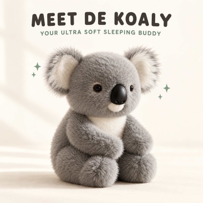 De Koaly - Ultra Soft Koala Plush Toy | The Perfect Sleeping Buddy