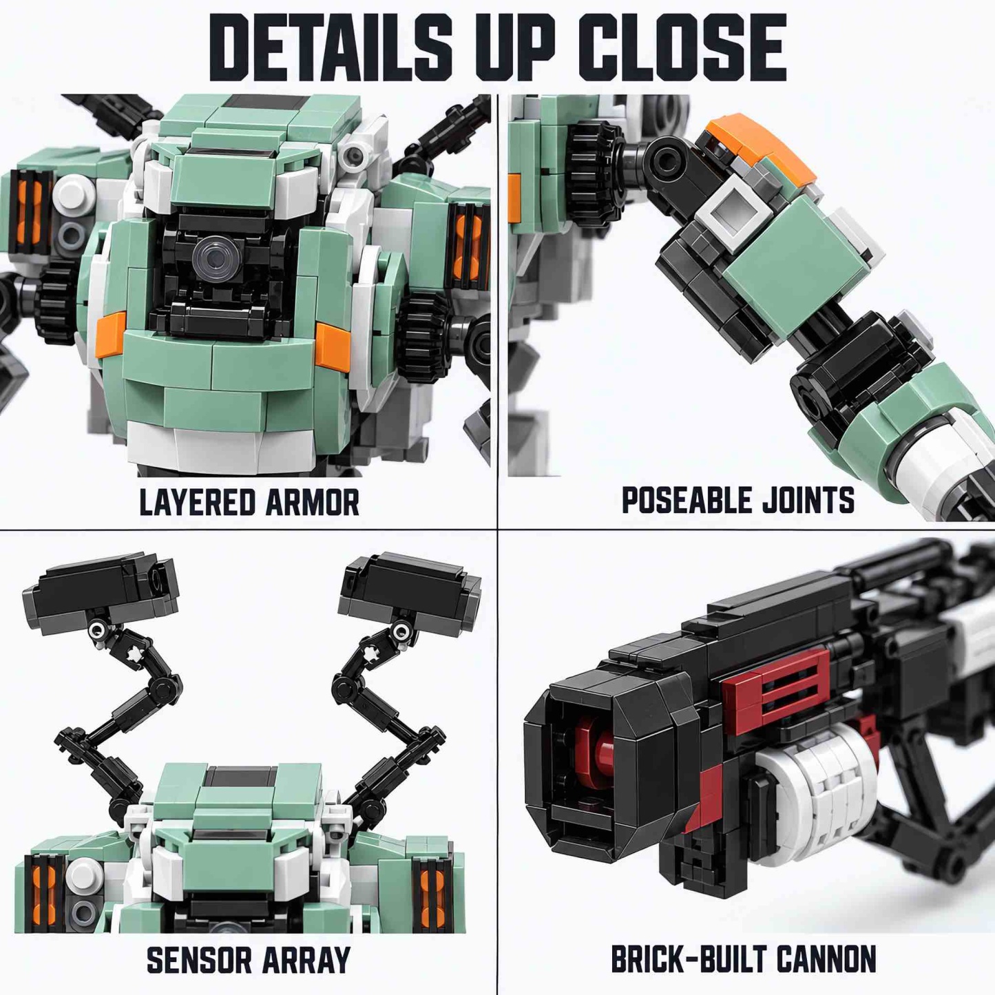 BT-7274 Inspired Vanguard Titan Mecha Building Set